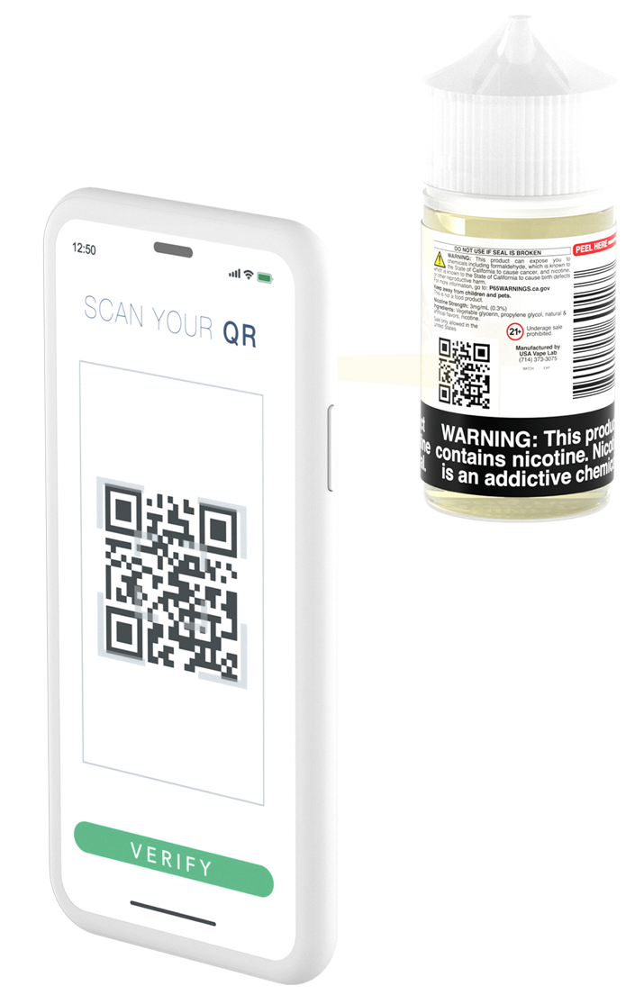 qr scanning bottle